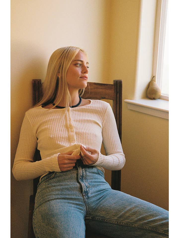 LA RELAXED - Wholesale Cardigan - Women's - Pointelle Cardigan