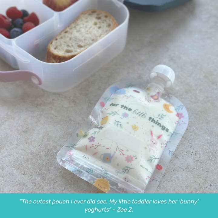 Sinchies - Wholesale Food Storage Wrap/Bag - Sinchies 150ml Reusable Food Pouches - Sugar and Spice11