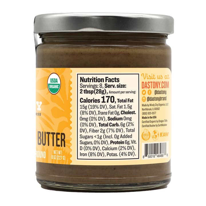 Windy City Organics – wholesale Nut butter – Organic Raw Sprouted Sunflower Seed Butter1