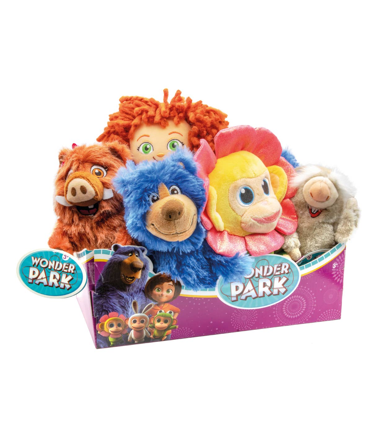 Joy Toy - Wholesale Stuffed/Plush Toy - Kids & Baby - PELUCHE 20 CM - 5 PERSONAGGI PRINCIPALI IN PELUCHE CON GRANULI0