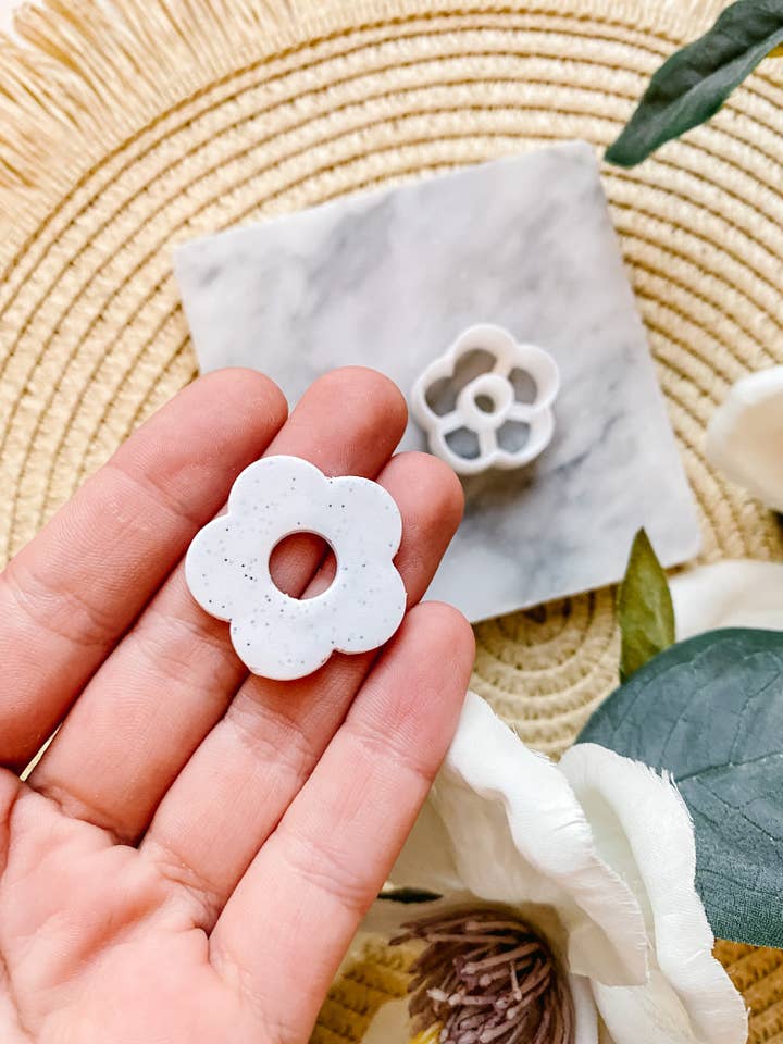 Flower Donut Polymer Clay Cutter for wholesale by Tera Clay
