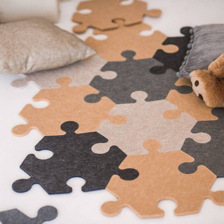 Felt carpet STYLE PUZZLE for wholesale by Sart Craft