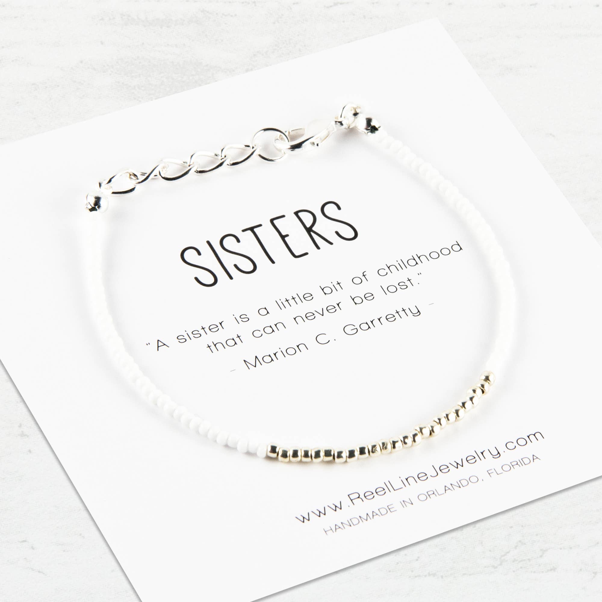 Reel Line Jewelry - Wholesale Link & Chain Bracelet - Minimalist Bracelets - Sisters