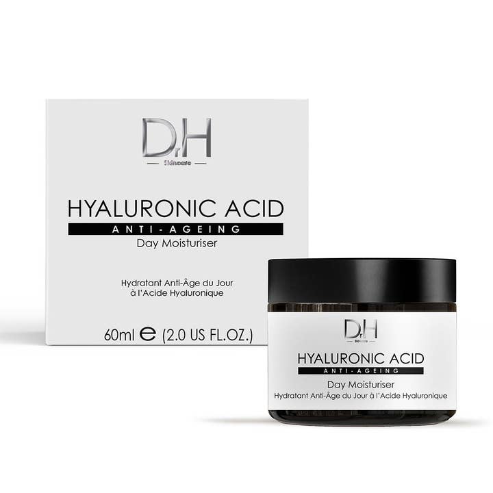 Dr H Hyaluronic Acid Anti-Ageing Day Moisturiser 60ml for wholesale by Skin Research Ltd. | Anti-Ageing Skincare & Beauty