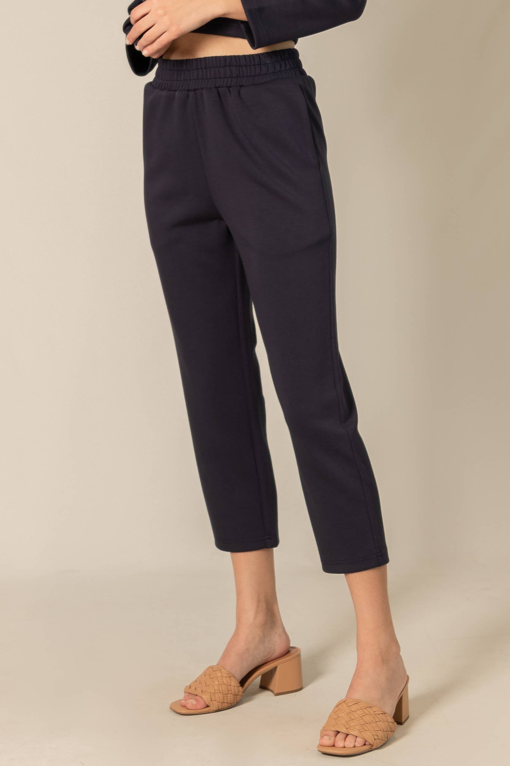 P. CILL - Wholesale Pants - Women's - P. CILL Butter Modal Waist Band Ankle Pants2