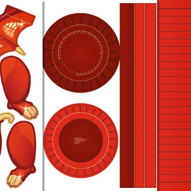 URSUS® / Buntpapierfabrik Ludwig Bähr GmbH & Co. KG - Wholesale DIY Craft Kit - Lantern craft kit (cross) “Dragon”4