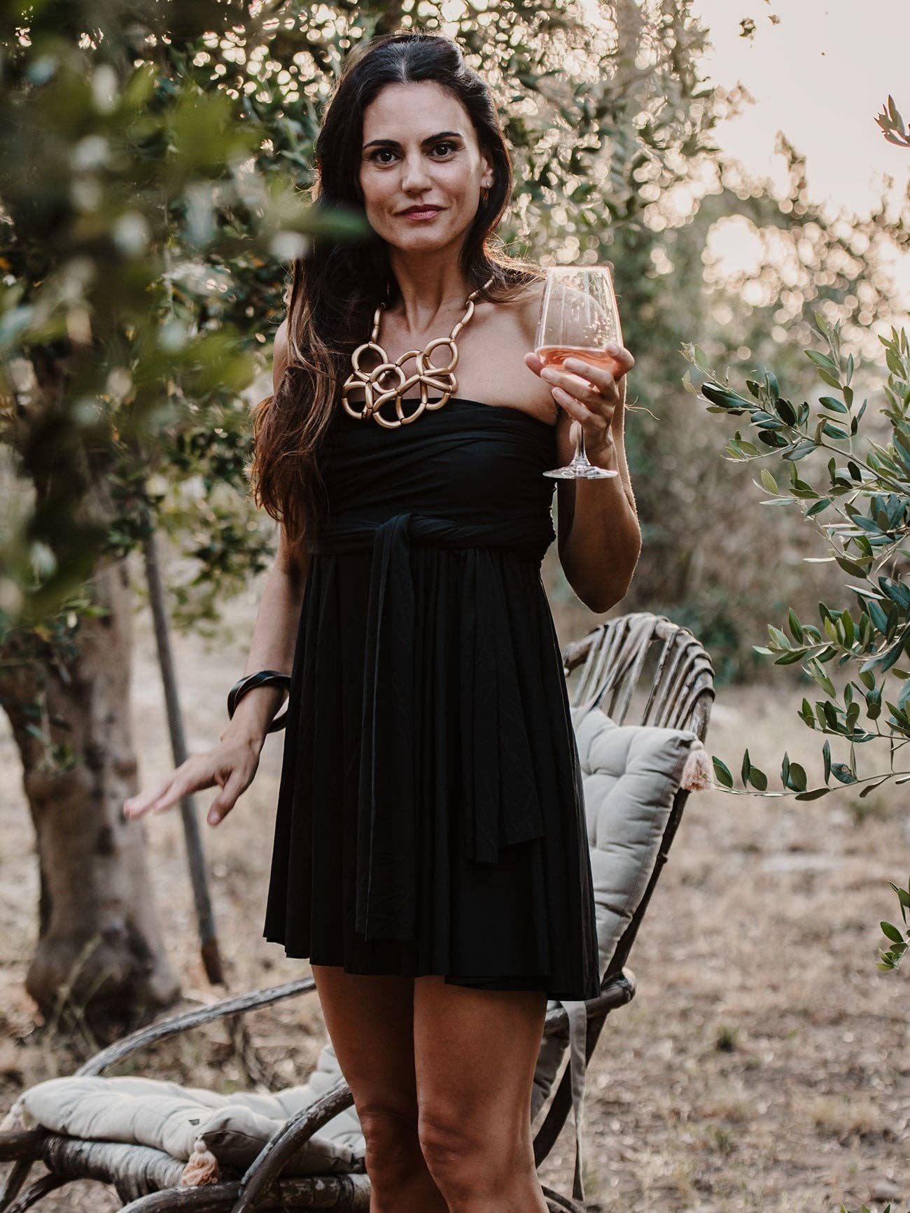 Bijondo - Wholesale Dress - Women's - Ayunita Infinity Convertible Short Dress4