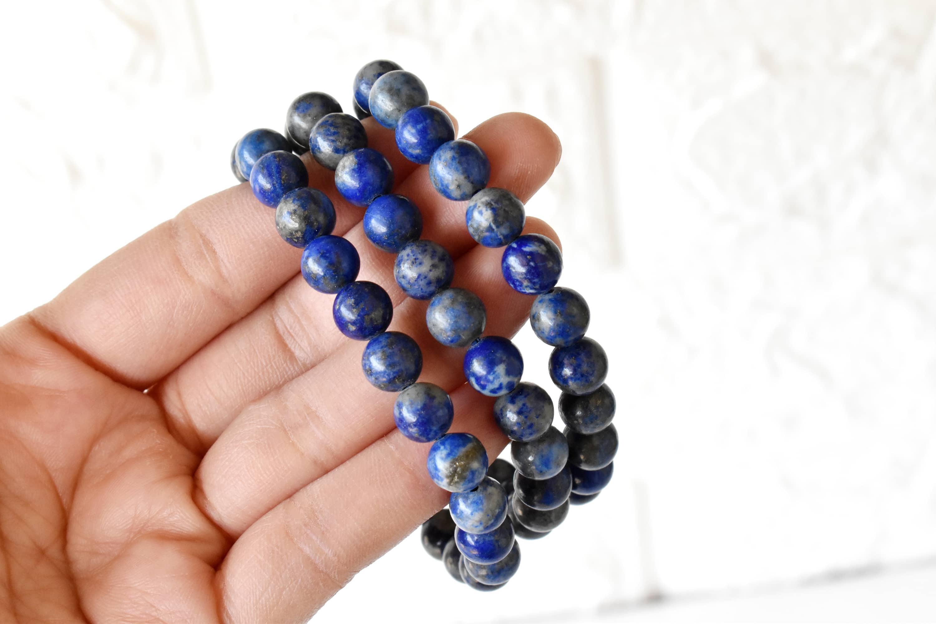 Soothing Crystals - Wholesale Beaded Bracelet - Crystal Bracelet | Lapis Lazuli | Healing Gemstone Bracelet5