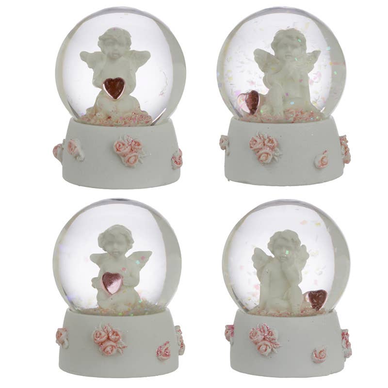 Puckator Ltd – wholesale Snow globe – Peace of Heaven Sweet Dreams Cherub Snow Globe1
