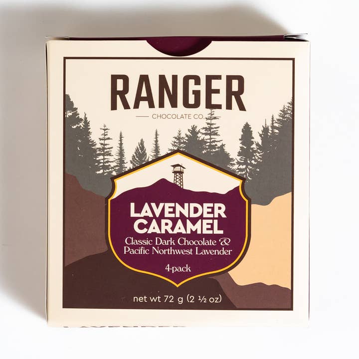 Lavender Caramel for wholesale by Ranger Chocolate Co.