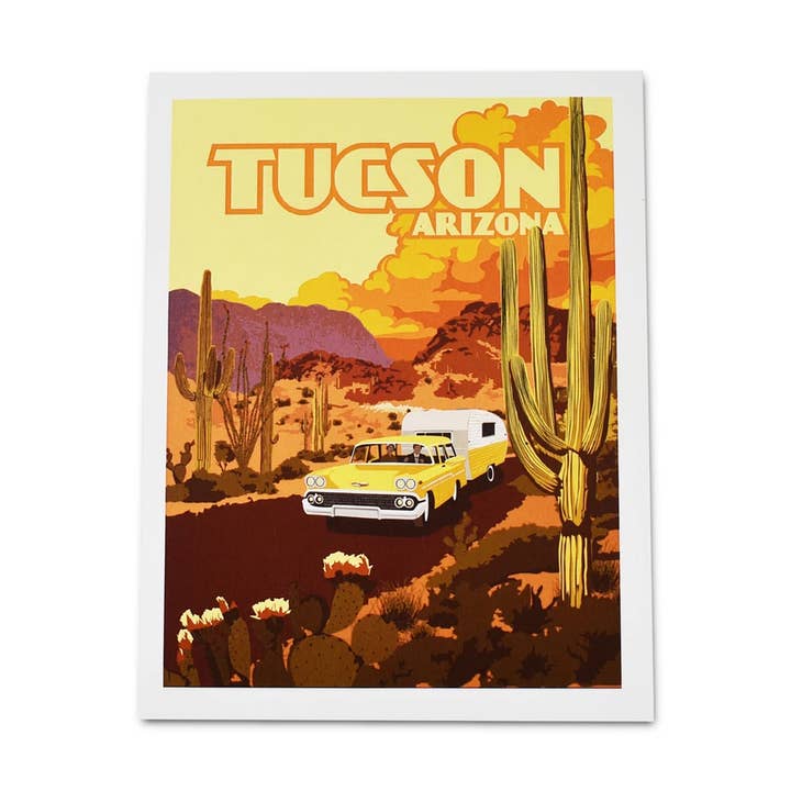 Camper da viaggio con taccuino per la vendita all'ingrosso da parte di RetroTrek, DBA Sunny Days Gifts