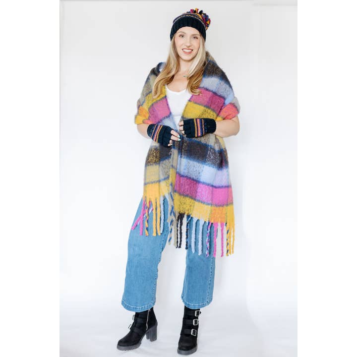 Gyal Bashy - Wholesale Scarf - Women's - Multi Check Scarf