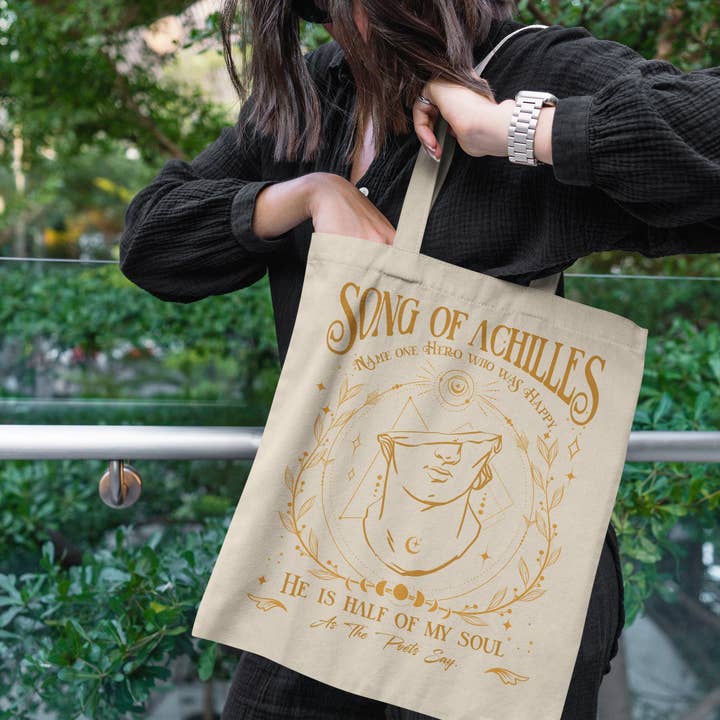 MagicMerchEmporium – wholesale Tote bag – Unisex – Song of Achilles Tote Bag8