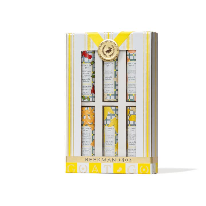 6pc Lip Balm Gift Set for wholesale by Beekman 1802