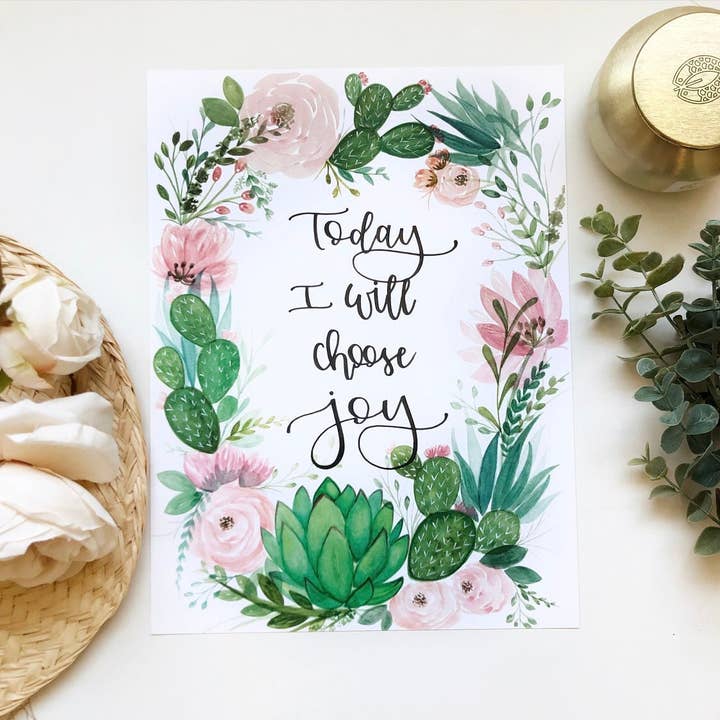 Oggi sceglierò joy print per la vendita all'ingrosso da parte di Selah&Bloom