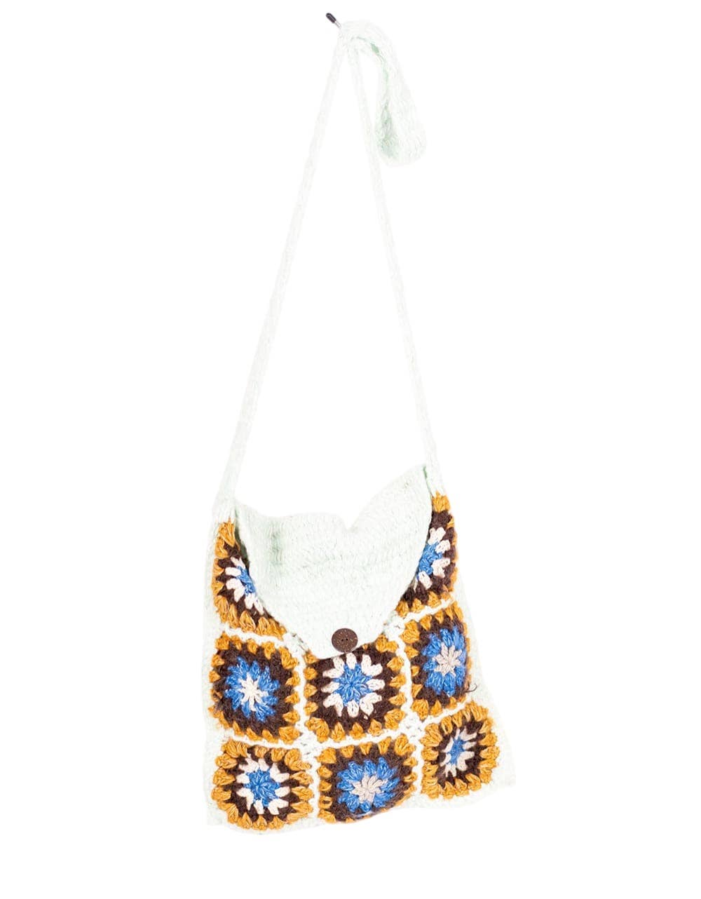 Kimago Look - Wholesale Crossbody Bag - Women's - Handwoven Artisan Crossbody Bag | Boho Bag with Fringe5