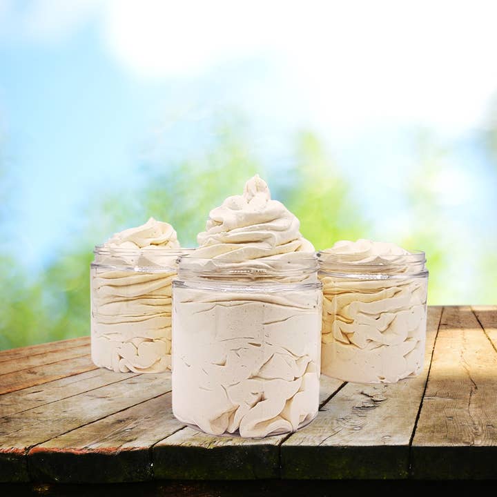 Honeyshuck Acres, LLC - Wholesale Body Balm/Butter - Whipped Body Butter | Unlabeled | 8 oz Jar