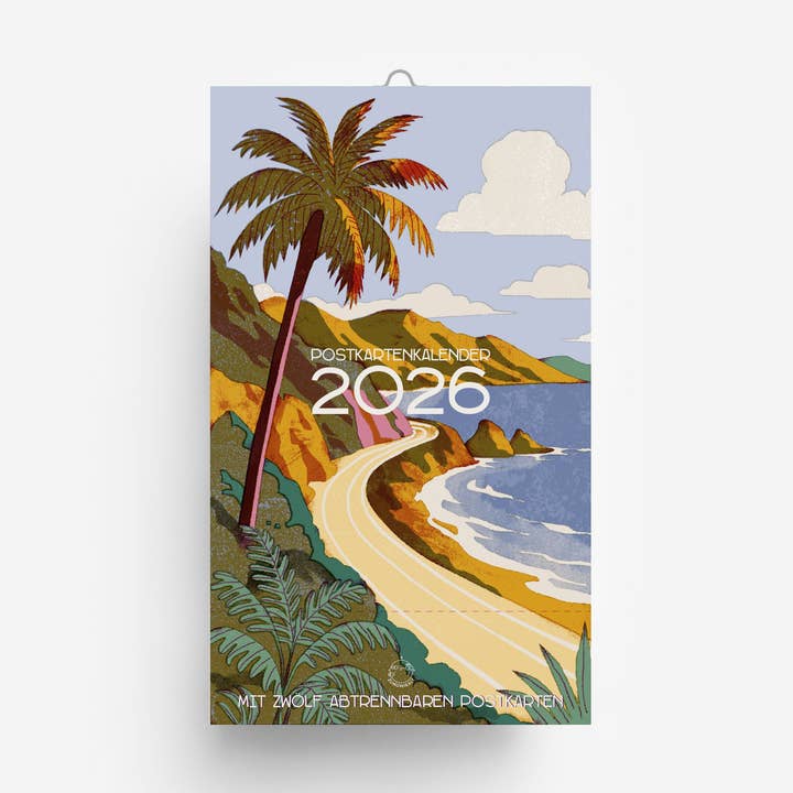 2026 Reiskaartenkalender DIN A6 voor wholesale door jungwiealt