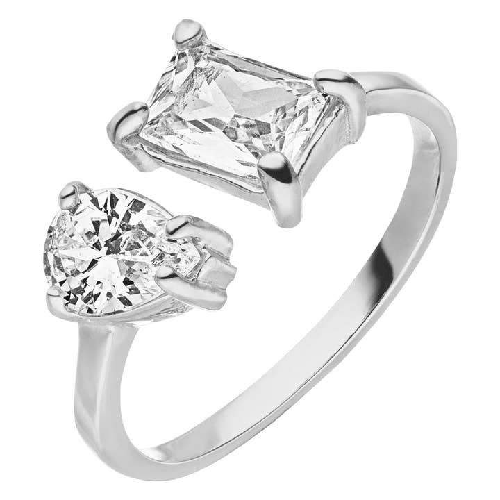 Schmuckgroßhandel - Wholesale Single Stone/Solitaire Ring - Royal Ring | 18K gold plated3