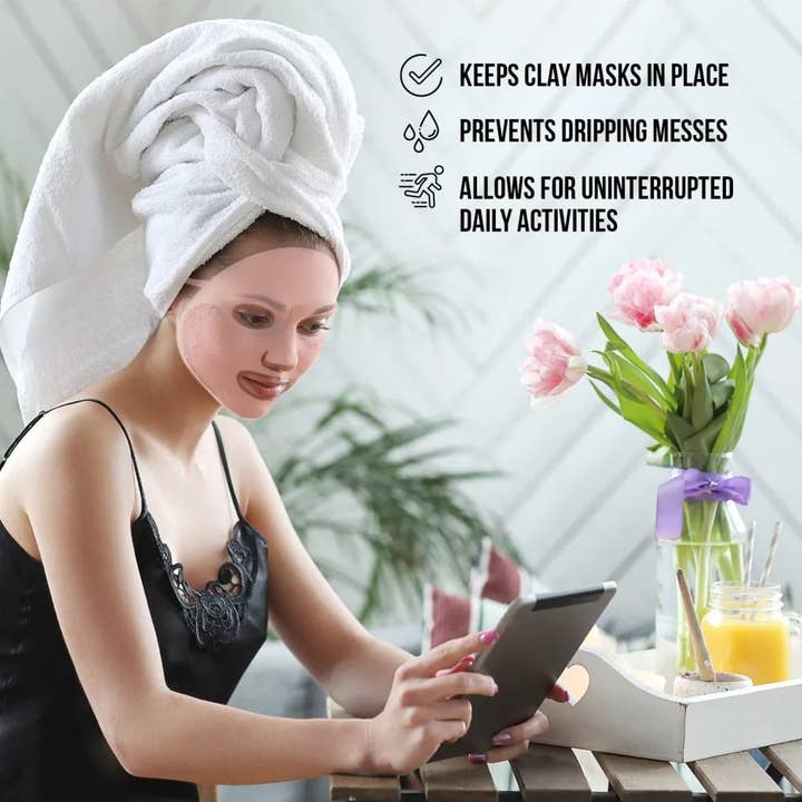Lindo - Wholesale Skincare Face Mask - Lindo Silimask - Silicone Face Mask Wrap - 2pcs/pk