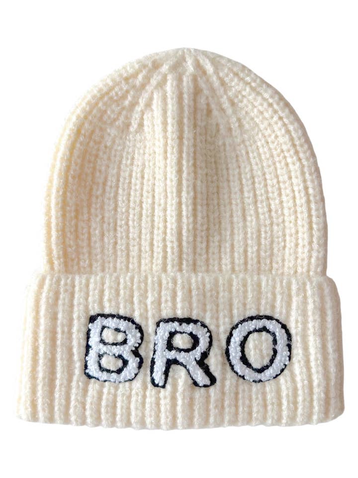 Gorro de Punto Bro, Marfil para venta al por mayor de SpearmintLOVE