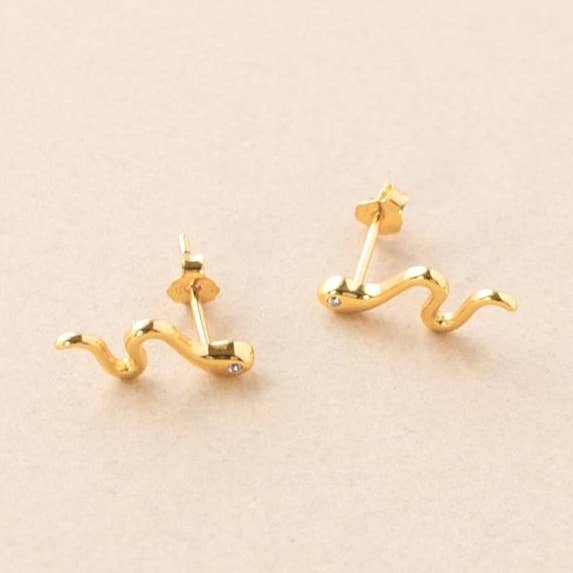 Orecchini a perno Slytherin per la vendita all'ingrosso da parte di Taylor Adorn