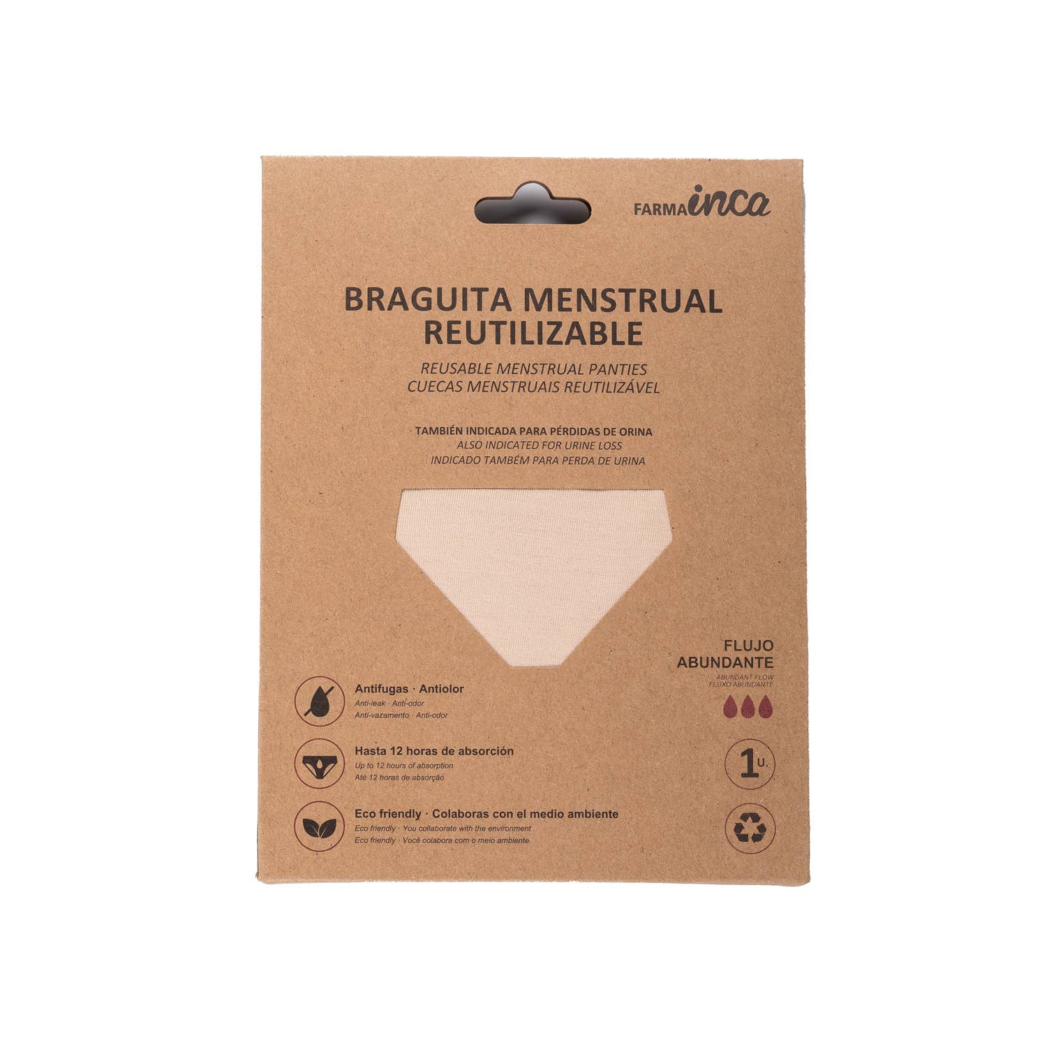 IKILIFE S.L – wholesale Mensunderkläder - Dam – Menstruationstrosor för vuxna med hög absorption (3 färger) – storlek L12