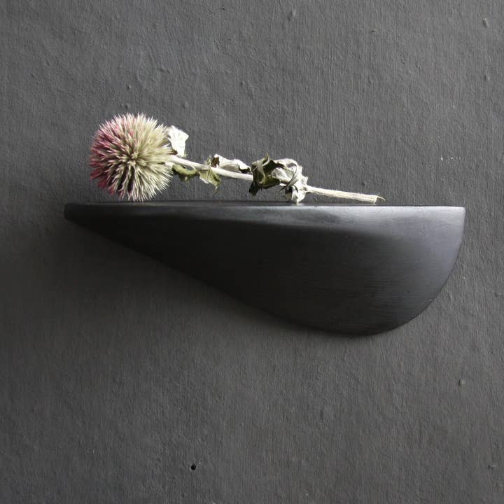 Formpoet - Wholesale Wall Mounted Shelf - Concrete wall shelf small - black11