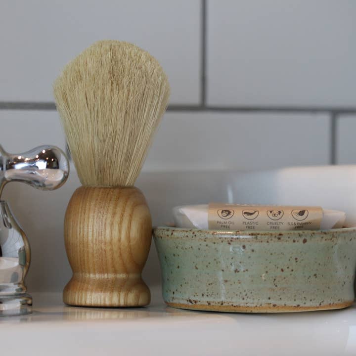 Cosy Cottage Soap – wholesale Shave soap – Men's – Large Shaving Soap with Optional Handmade Dish & Brush1