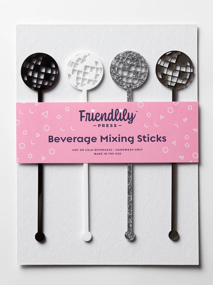 Disco Balls Acrylic Collection for wholesale by Friendlily Press