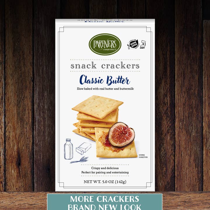 Classic Butter Snack Crackers for wholesale by Partners Crackers