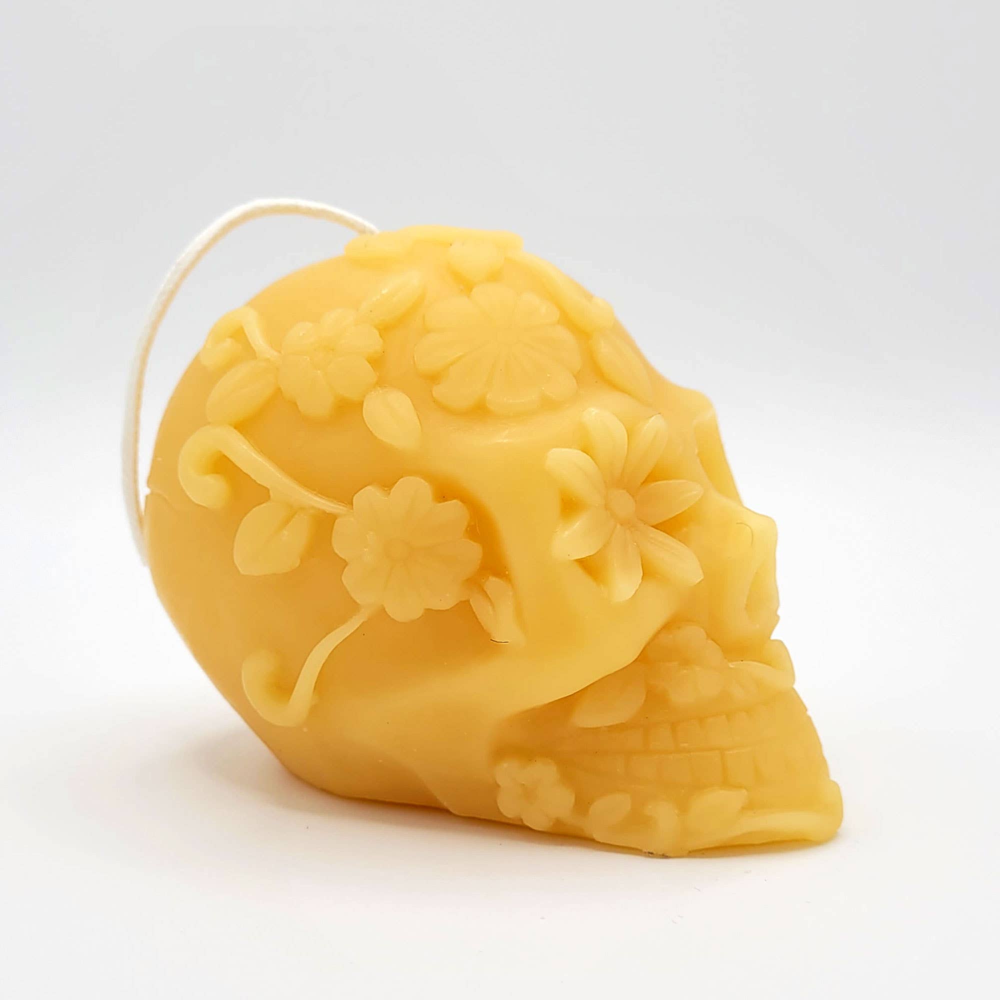 Eastvan bees - Wholesale Novelty Candle - Beeswax Candle- Flower Skull3