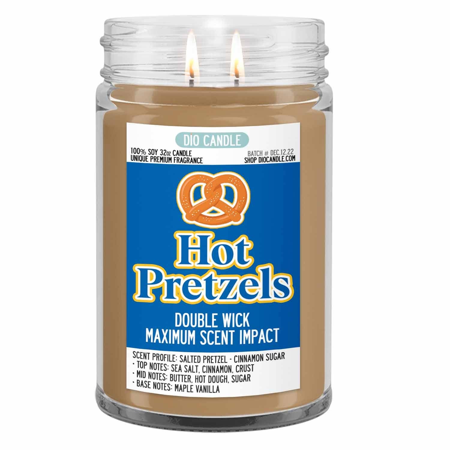 Dio Candle Company - Wholesale Jar/Filled Candle - Hot Pretzels Candle2