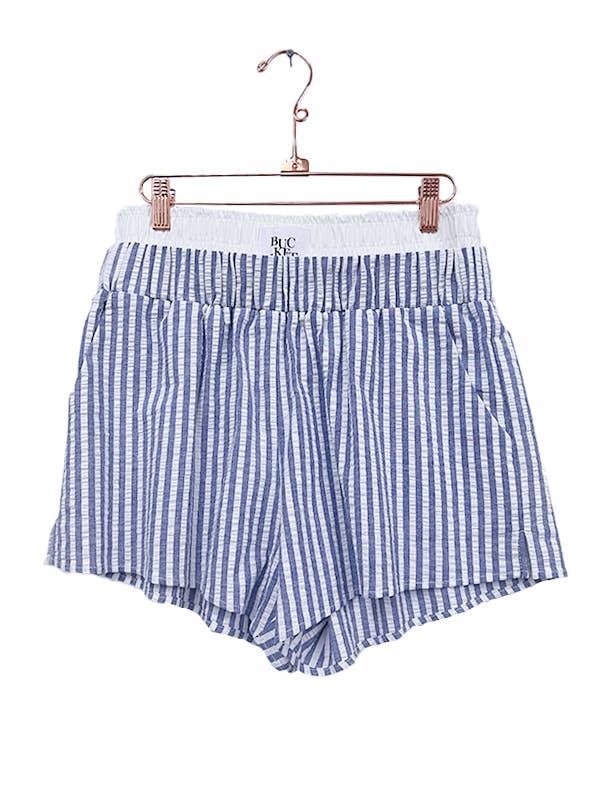 Sky blue P5492-1 Stripe Print Exposed Boxer Shorts
for wholesale on Faire1