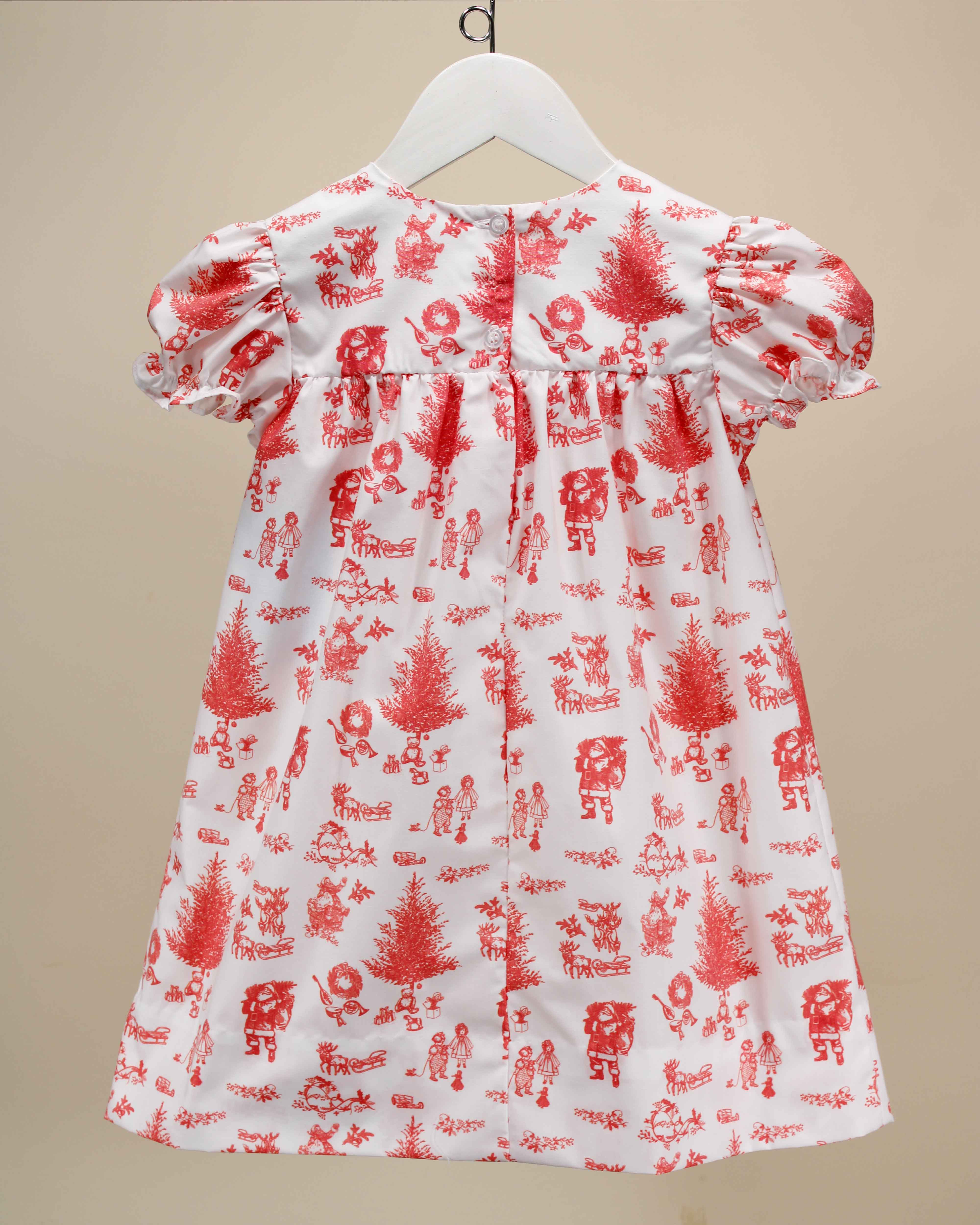 Charming Little Ones - Wholesale Dress - Kids - Santa Is Coming Ella Dress1