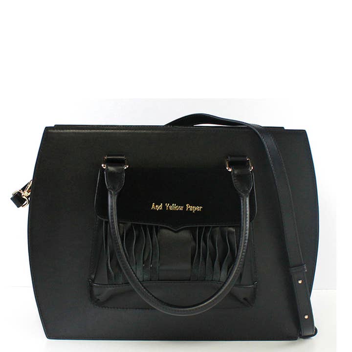 Denise_1 Portfolio Bag Black for wholesale by And Yellow Paper