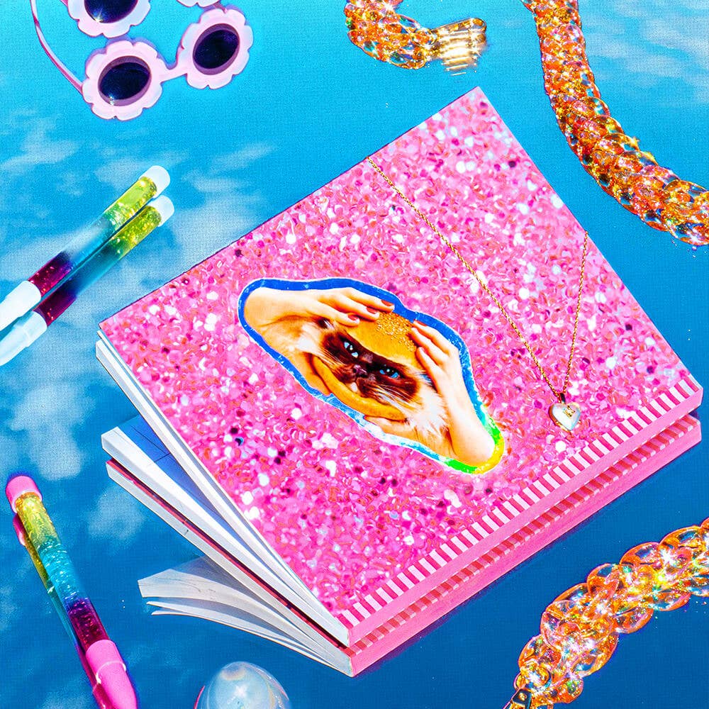 Apply Stickers - Vente Autocollant - Autocollant découpe forme holographique Chat-burger par Toiletpaper1