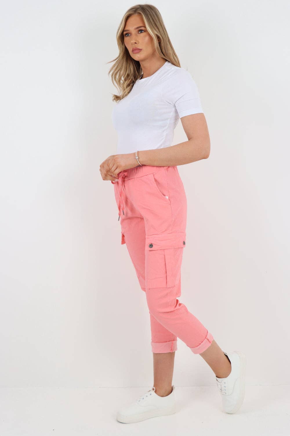 Miss Bold - Wholesale Pants - Women's - Italian Cargo Magic Trousers7