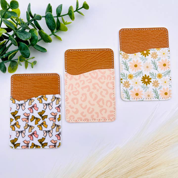 MarissaDDesigns - Wholesale Phone Wallet - Women's - Stick-On Phone Wallet | Adhesive Card Holder for Phone 6