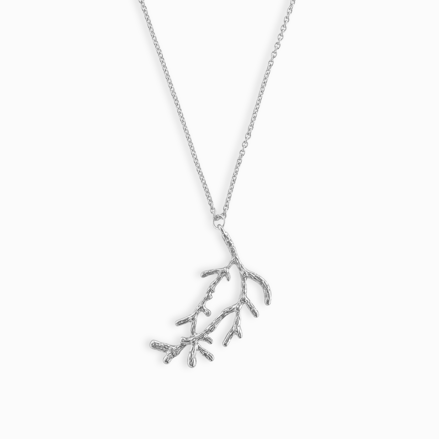 sanctuaire – wholesale Pendant/charm necklace – Silver Statement Branch Necklace2