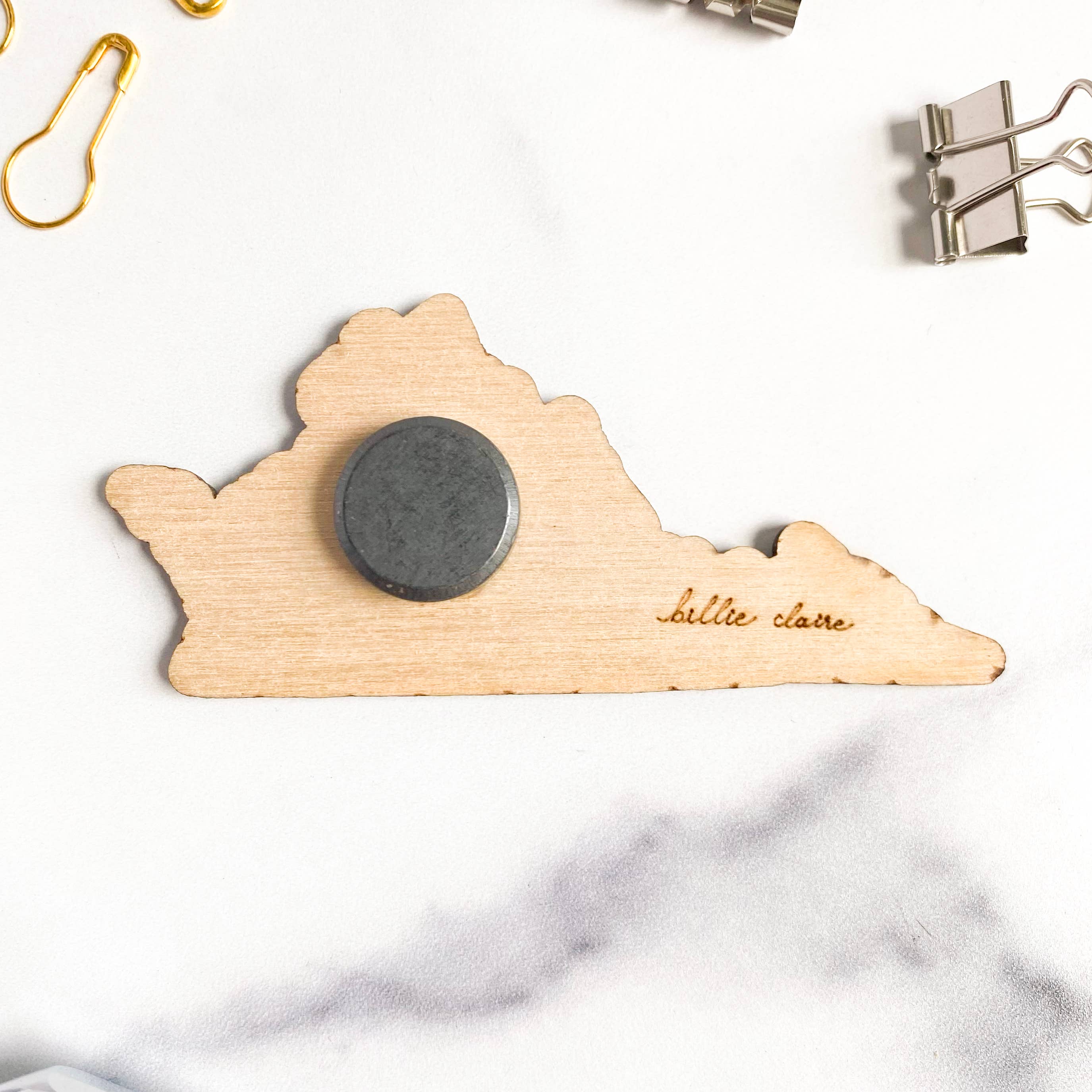 Billie Claire Illustration (Handmade) - Wholesale Magnet - Custom City-Specific Wood Magnets9