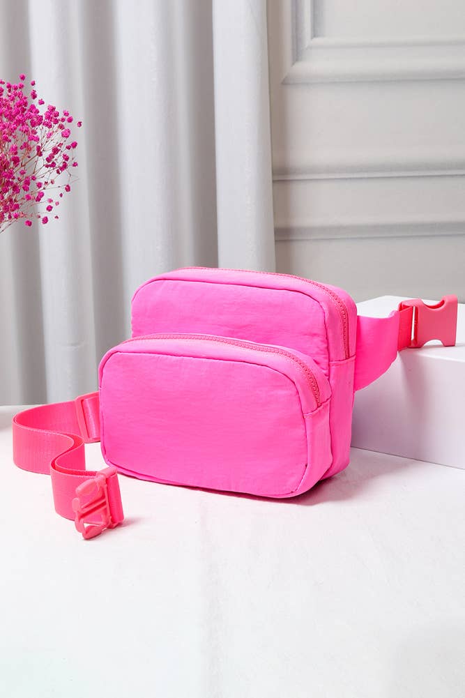 Hana – wholesale Midjeväska - Dam – Solid Dubbel dragkedja Fanny Pack12