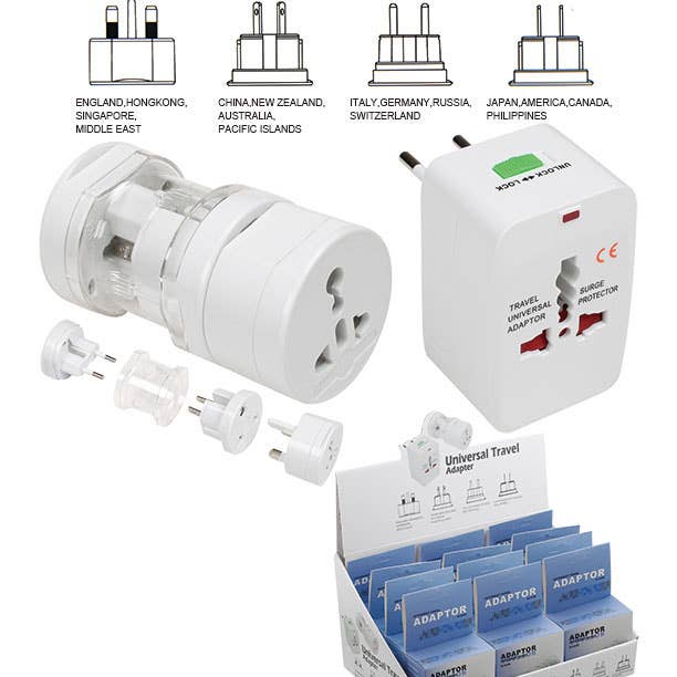 Puka Creations - Wholesale Power Adapter - Universal Travel Adapter (MM)