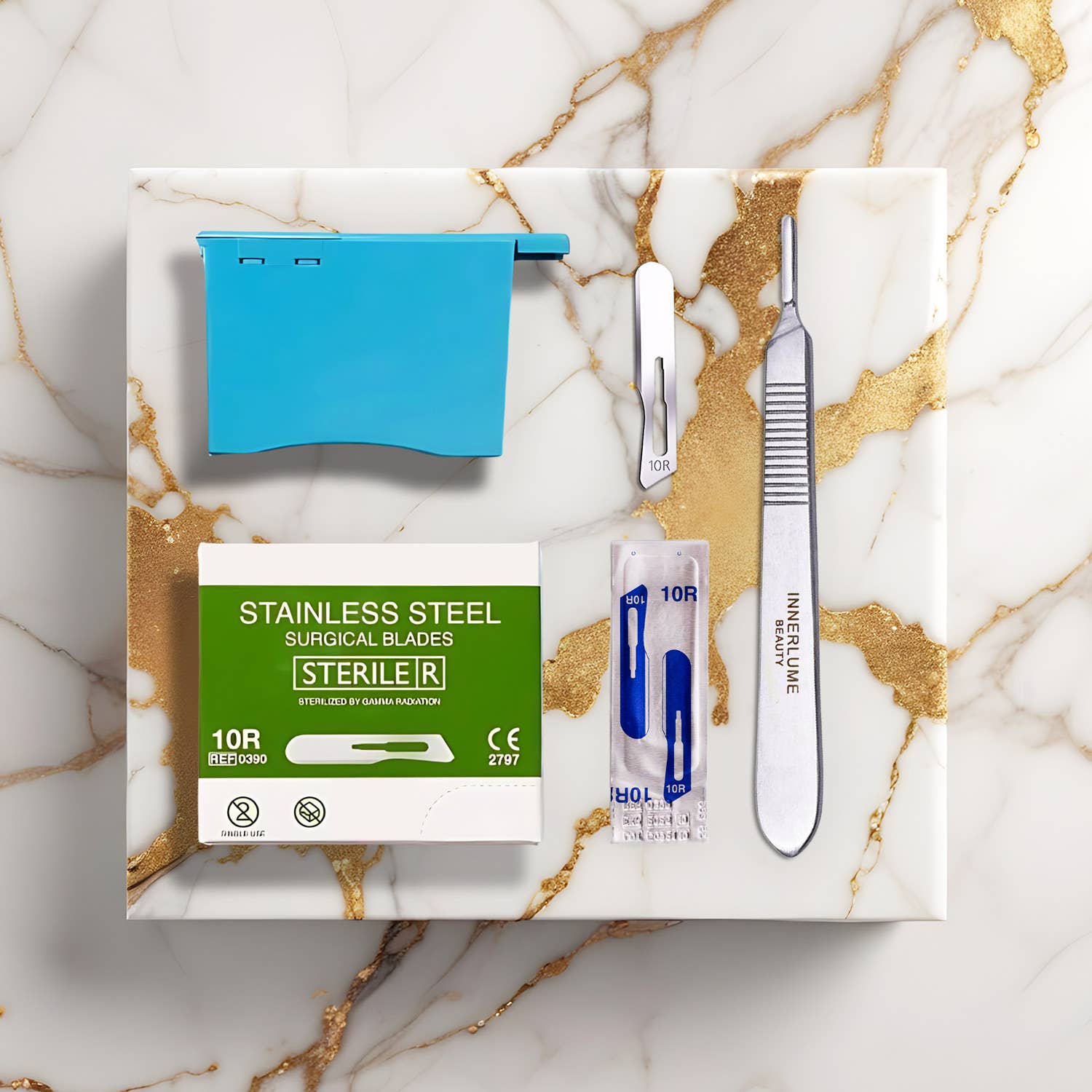 INNERLUME BEAUTY - Vente Ensemble/coffret de soins du visage - Kit professionnel de dermaplaning1