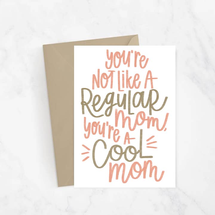 Cool Mom Card for wholesale by Lux + Trip