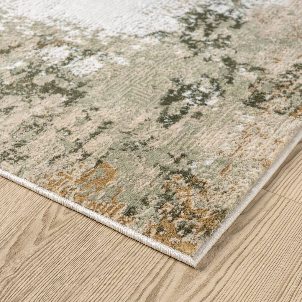 Abani Rugs – Großhandel Teppichvorleger – Abani Teppiche Ivy Beige Grün Rand Teppich2