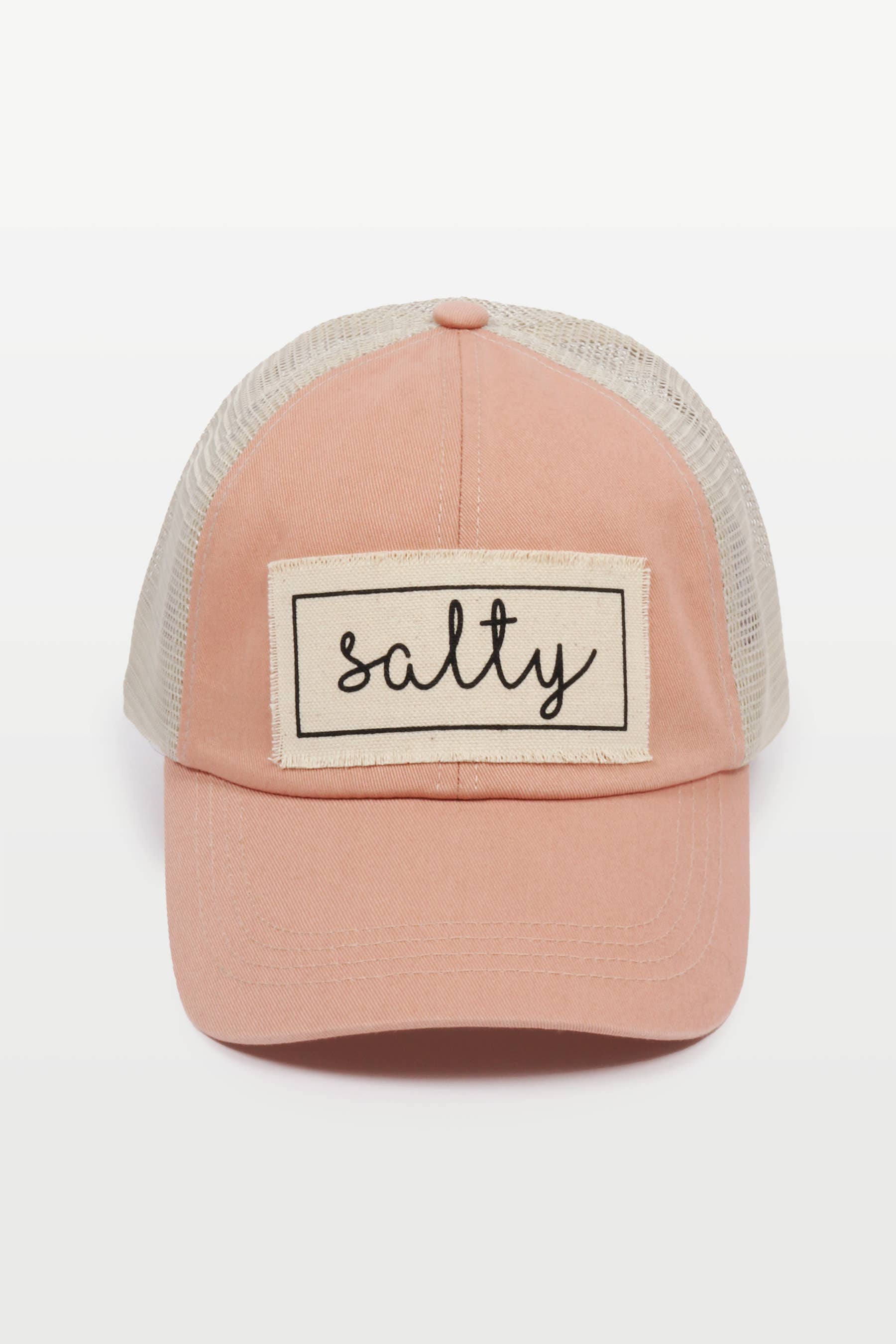 David And Young - Wholesale Baseball Cap - Women's - Salty Canvas Patch Mesh Back Baseball Cap7