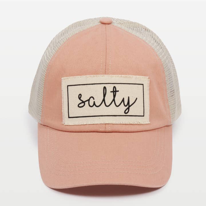 David And Young - Wholesale Baseball Cap - Women's - Salty Canvas Patch Mesh Back Baseball Cap7