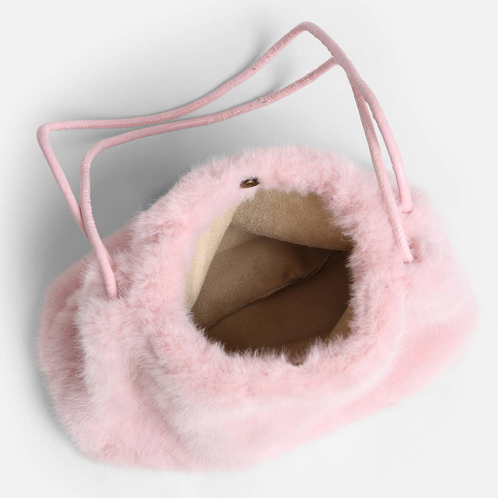 Sensibling Corp. - Vendita all'ingrosso Tracolla - Donna - Borsa a Mano / a Spalla in Finta Pelliccia Solida Mini7