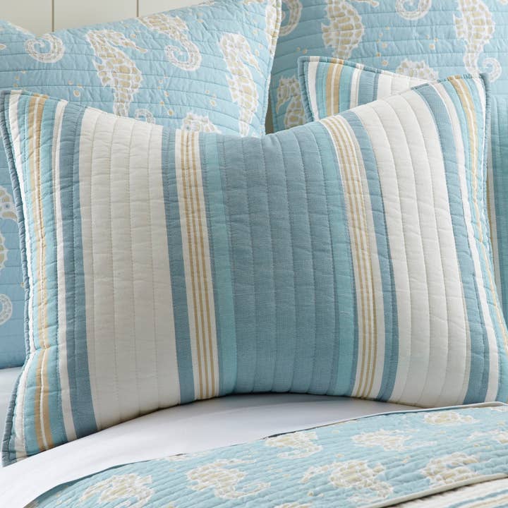 Blue Maui Quilt Set for wholesale on Faire